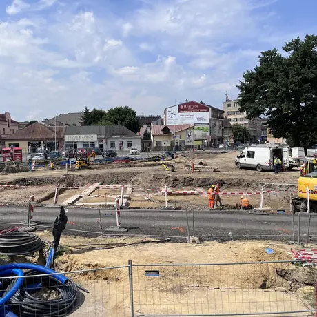 Przebudowa układu dróg w śródmieściu Rzeszowa [3.08.2022] - fot 10
